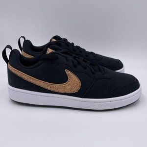 Nike Court Borough Low 2 CNVS Black Womens Shoes